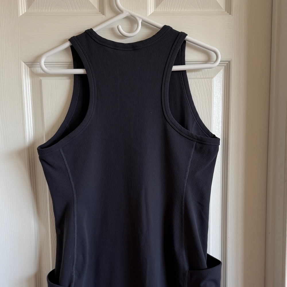 Zella Gray Sleeveless Pocket Mini Dress - Picture 6 of 9